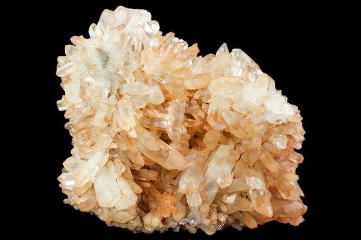 Tangerine Quartz Crystal Cluster - Madagascar #107083